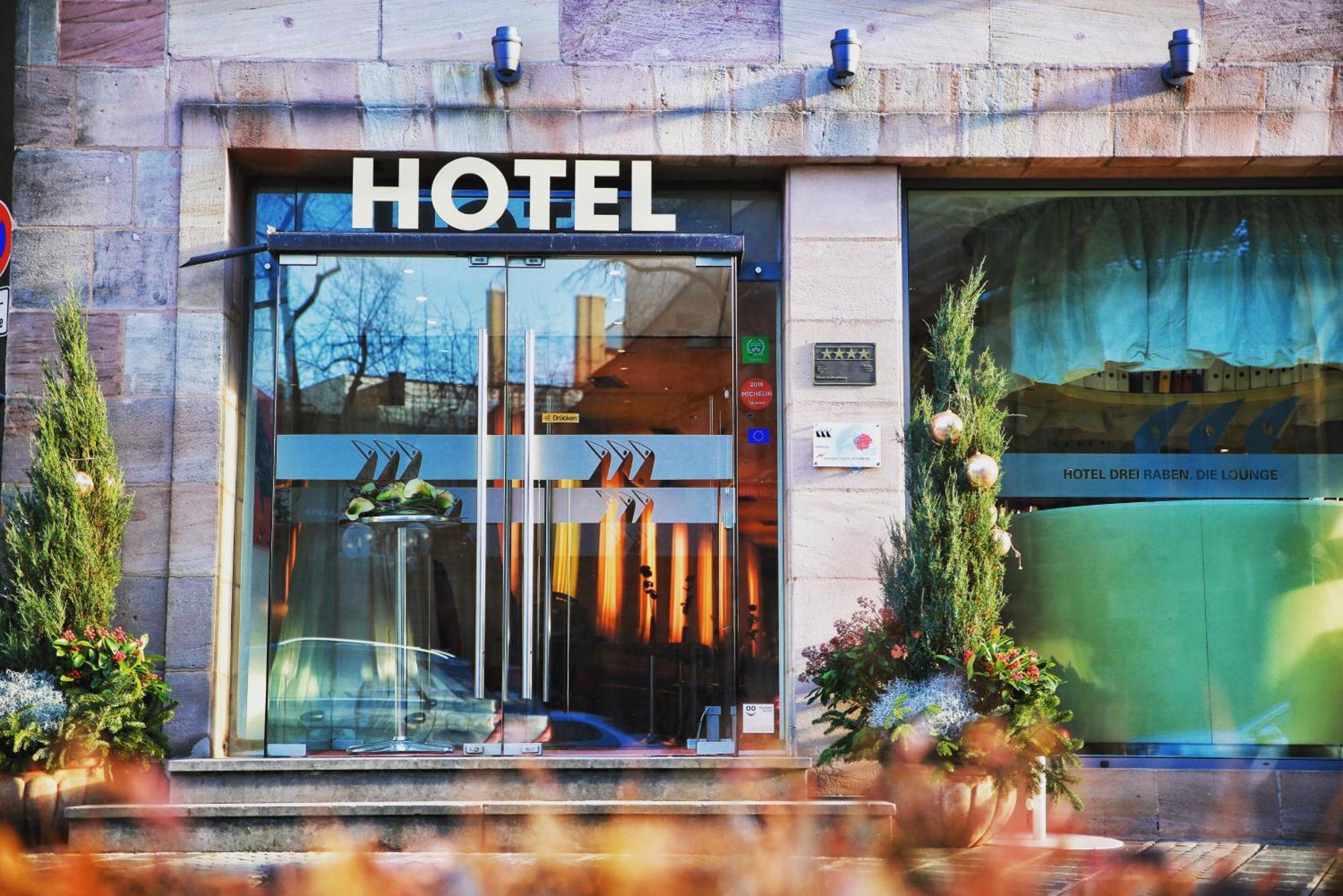 Hotel Drei Raben Nuremberga Exterior foto