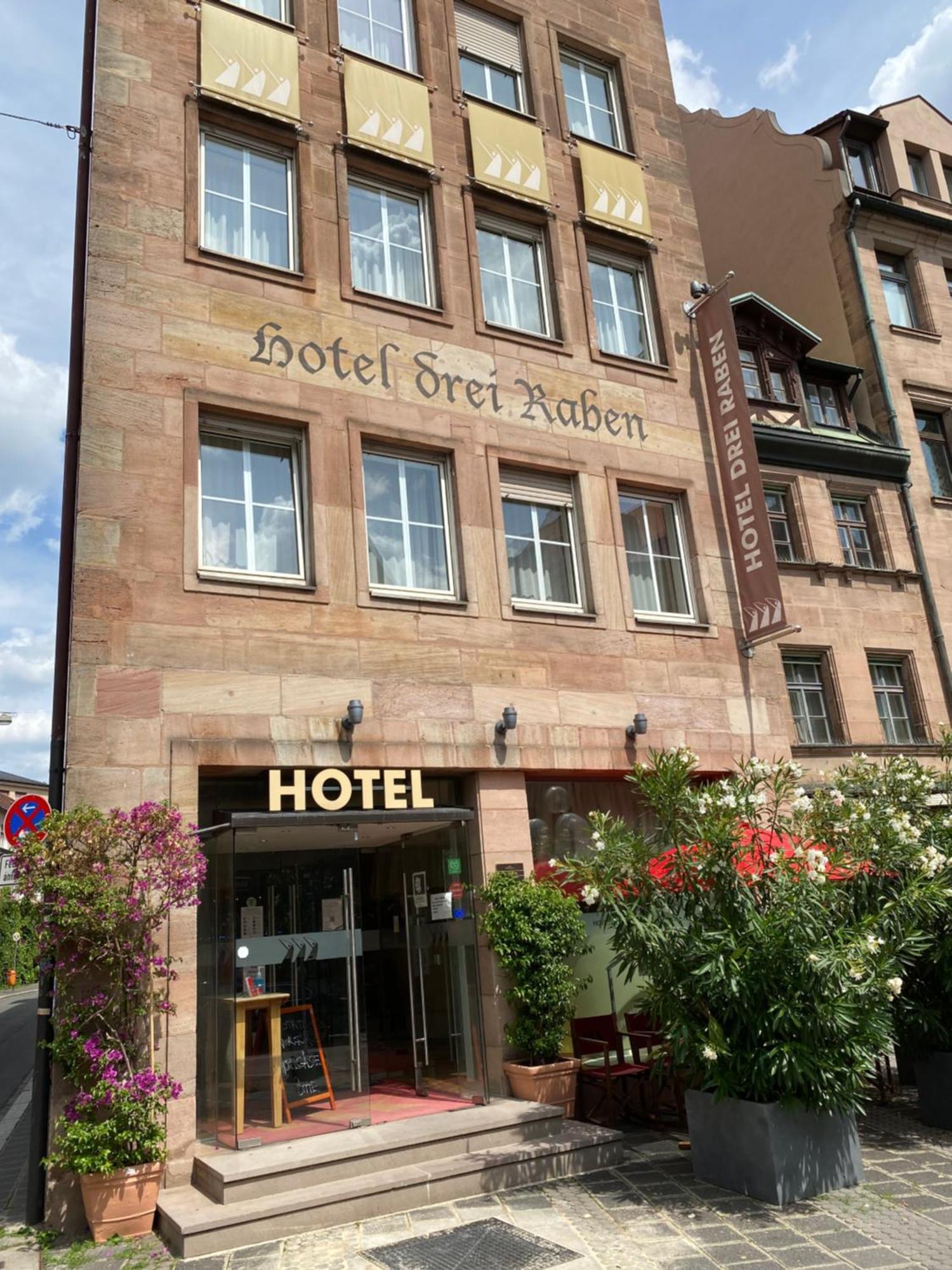 Hotel Drei Raben Nuremberga Exterior foto