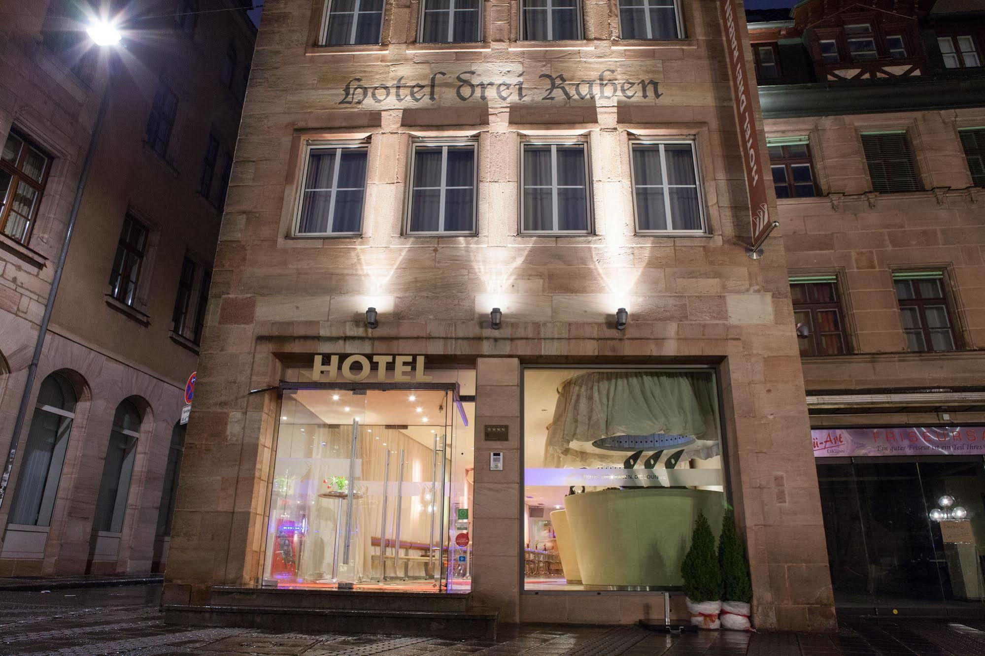Hotel Drei Raben Nuremberga Exterior foto